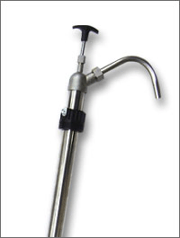 Action Pump THP-S Stainless Steel T handle pump dispenses 22 oz per s - VirtuousWares:Global