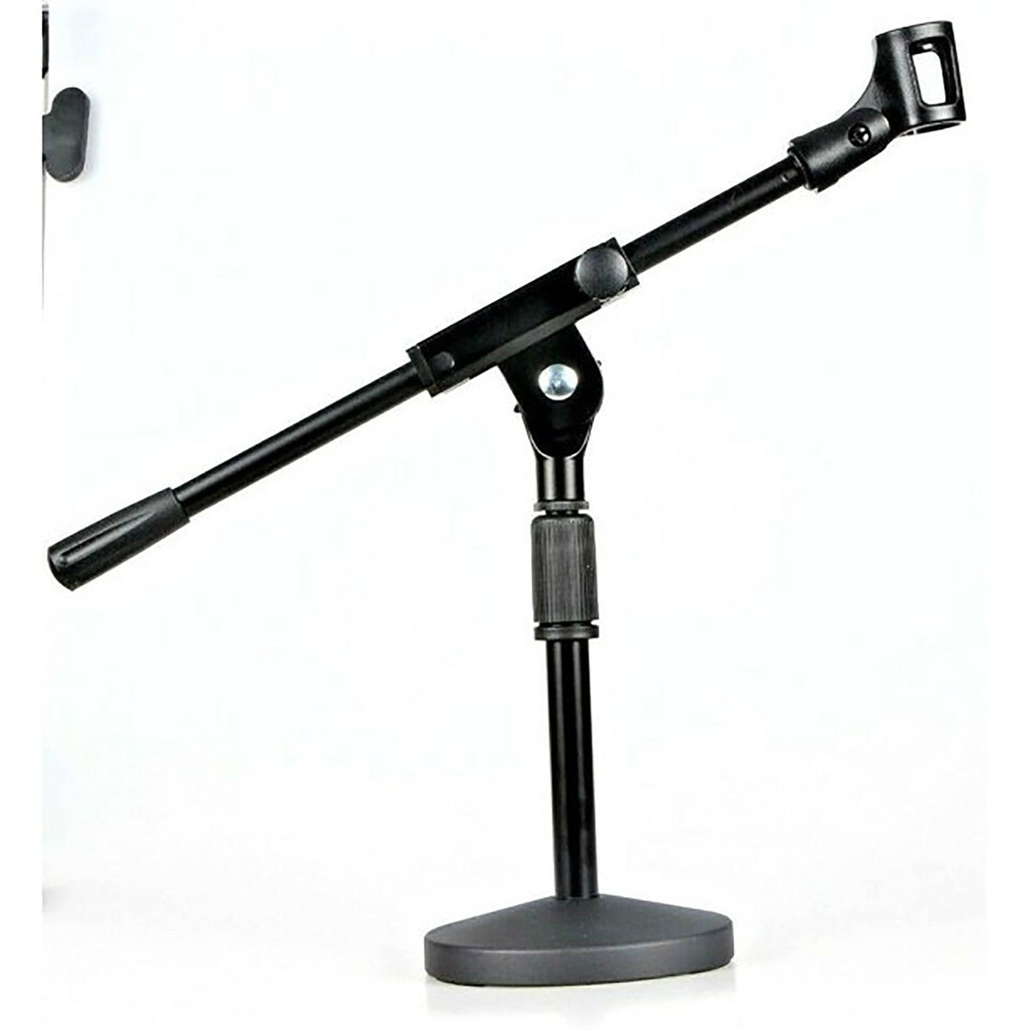 Adjustable Desk Microphone Stand with Mic Clip Twist Clutch MSSB - VirtuousWares:Global