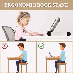 Adjustable Ergonomic Laptop Stand Book Stand - VirtuousWares:Global