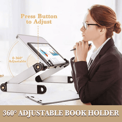 Adjustable Ergonomic Laptop Stand Book Stand - VirtuousWares:Global