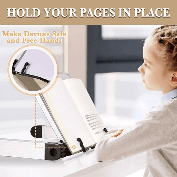 Adjustable Ergonomic Laptop Stand Book Stand - VirtuousWares:Global