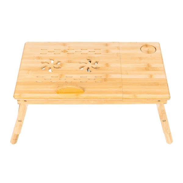 Adjustable Laptop Desk Bamboo Dormitory Bed Lap Table - VirtuousWares:Global