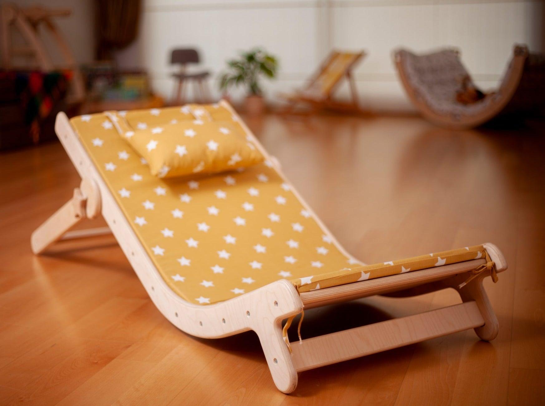 Adjustable Lounge Chair with Comfy Pad for Kids - VirtuousWares:Global