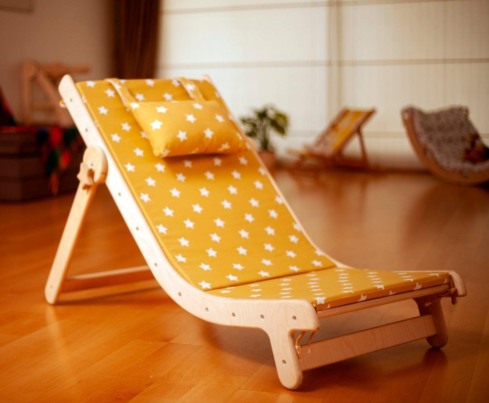 Adjustable Lounge Chair with Comfy Pad for Kids - VirtuousWares:Global