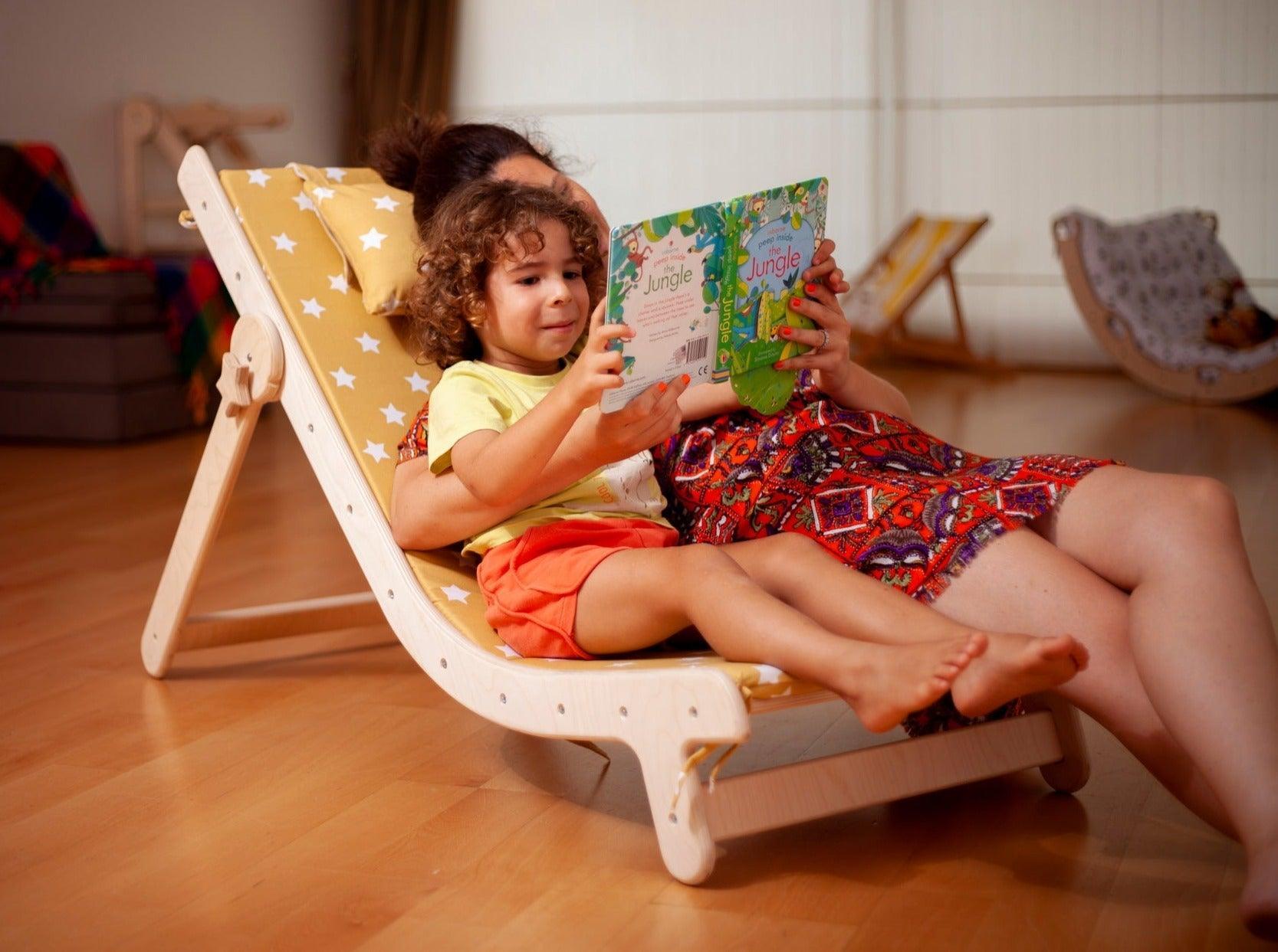 Adjustable Lounge Chair with Comfy Pad for Kids - VirtuousWares:Global