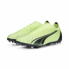 Adult's Football Boots Puma Ultramatch MG Fizzy Unisex Light Green - VirtuousWares:Global