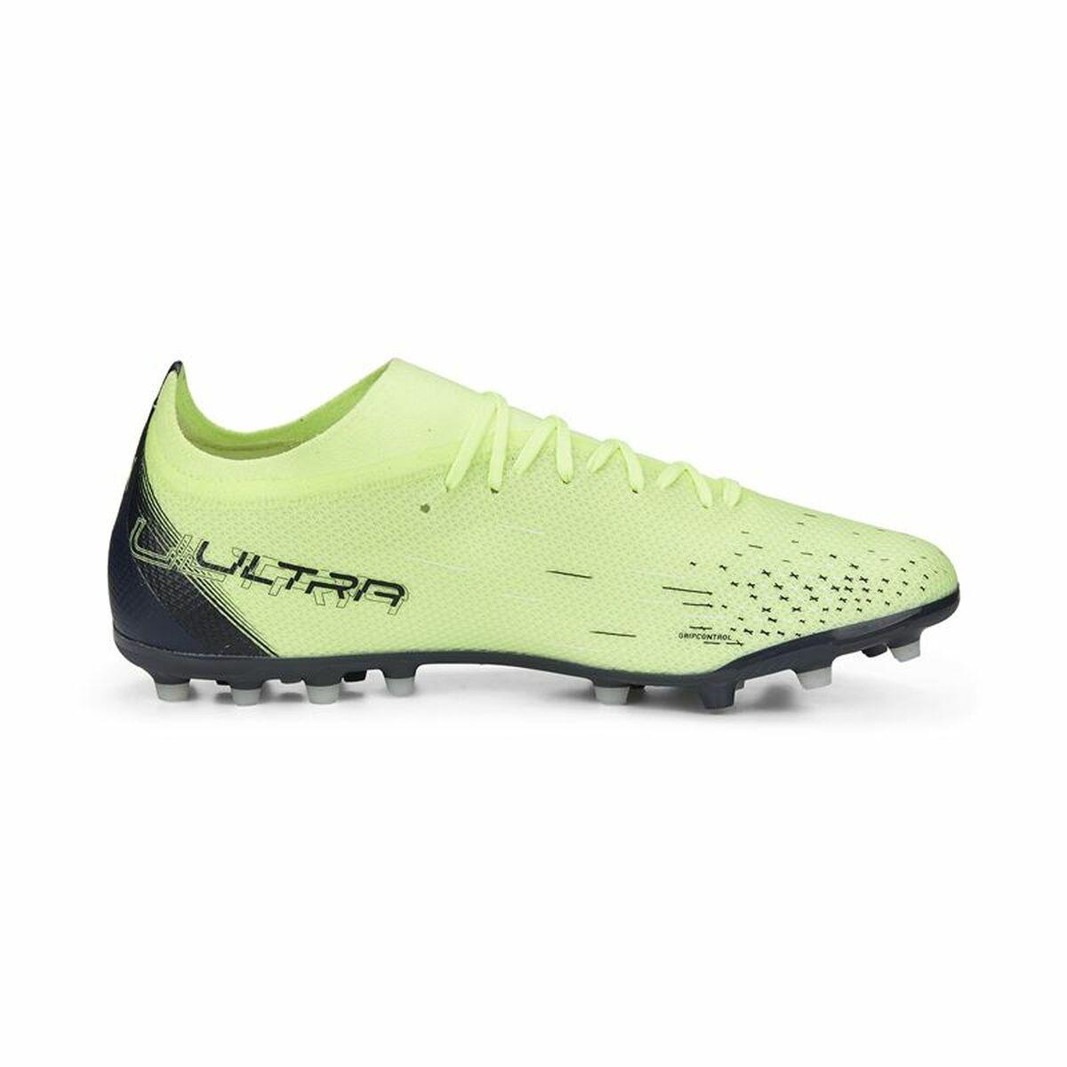 Adult's Football Boots Puma Ultramatch MG Fizzy Unisex Light Green - VirtuousWares:Global