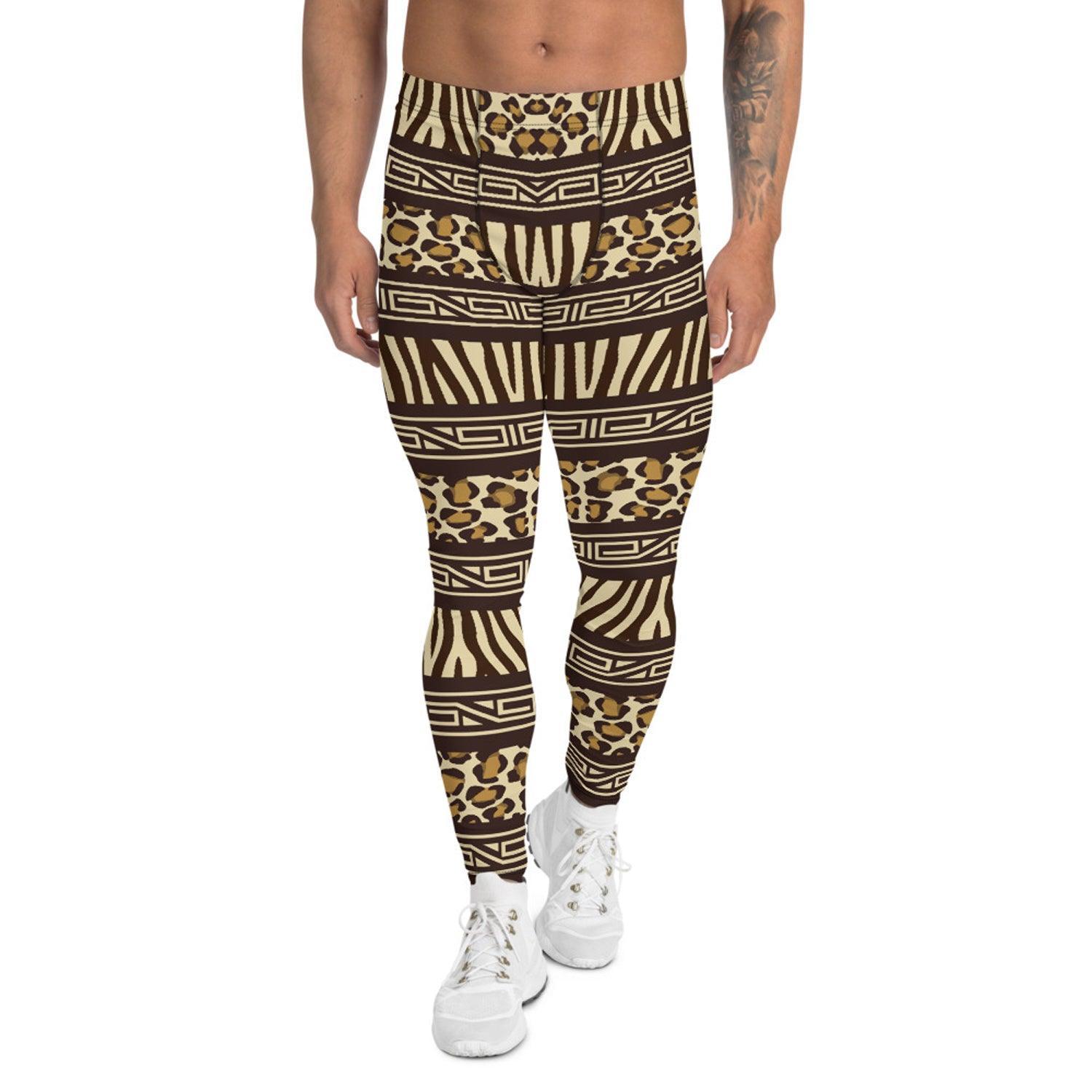 African Safari Leggings for Men - VirtuousWares:Global