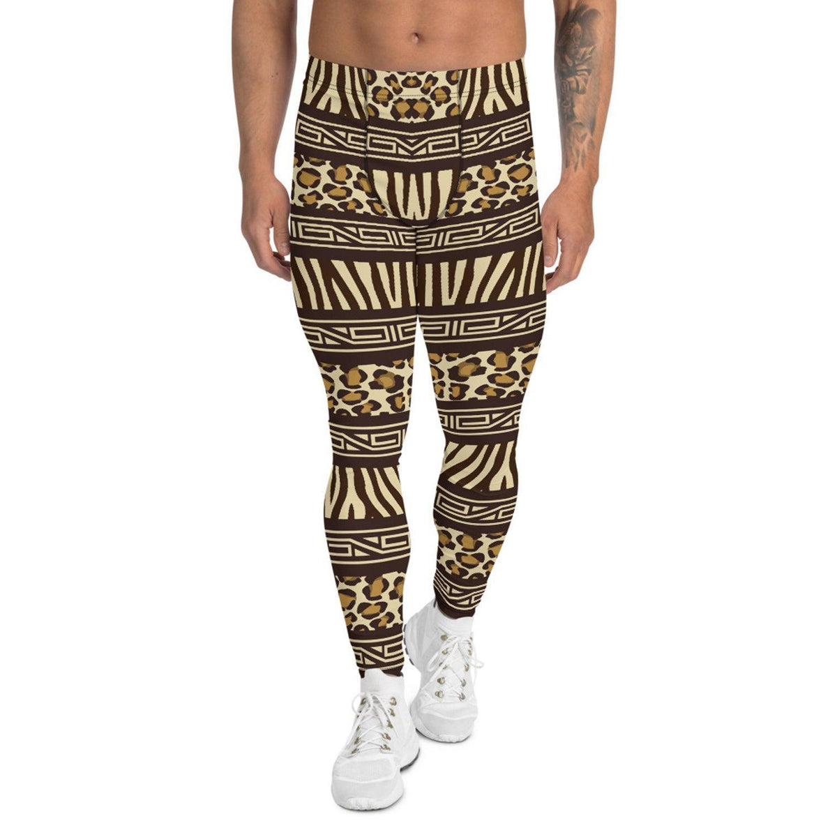 African Safari Leggings for Men - VirtuousWares:Global