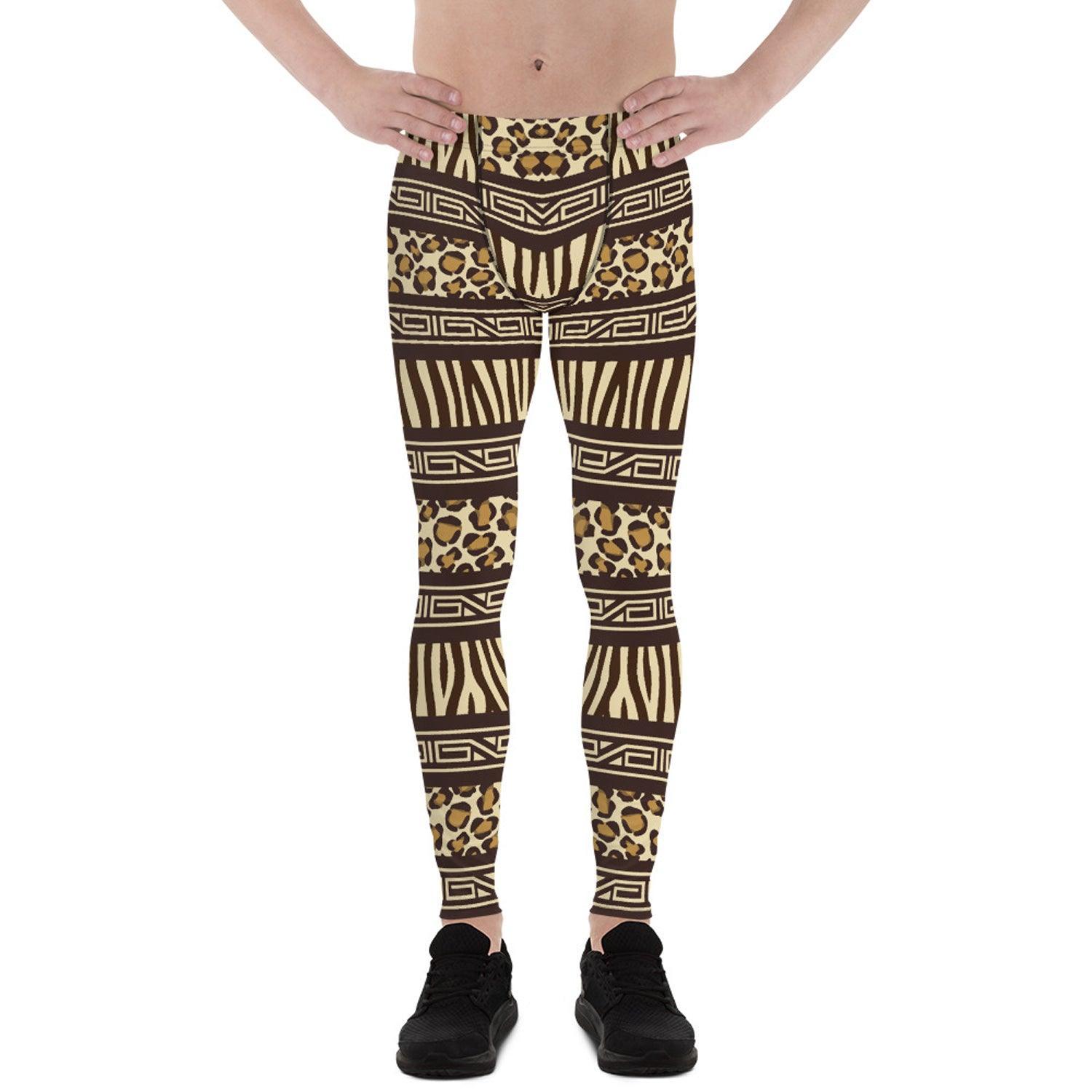 African Safari Leggings for Men - VirtuousWares:Global
