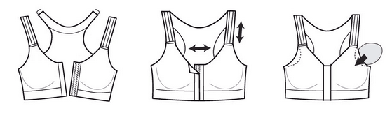 After Brest Surgery Bra mastectomy and lumpectomy Art. 9651 ORIONE® + - VirtuousWares:Global