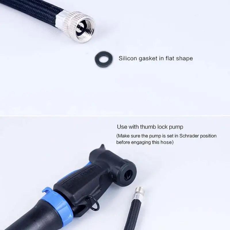 Air Pump Inflator Extension Hose Wear-resistant Tire Valve Extensions - VirtuousWares:Global