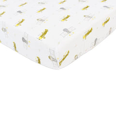 Airplane Animals Crib Sheet - VirtuousWares:Global