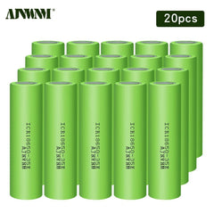 AJNWNM 3.7V 18650 Li-ion Rechargeable Battery 3500 mAh ICR18650-35E - VirtuousWares:Global
