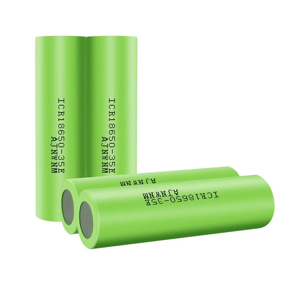 AJNWNM 3.7V 18650 Li-ion Rechargeable Battery 3500 mAh ICR18650-35E - VirtuousWares:Global