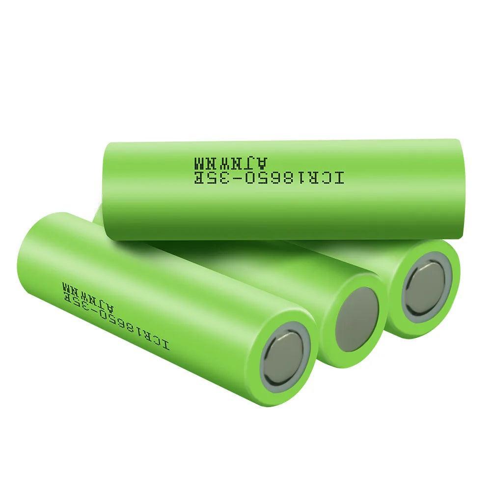 AJNWNM 3.7V 18650 Li-ion Rechargeable Battery 3500 mAh ICR18650-35E - VirtuousWares:Global
