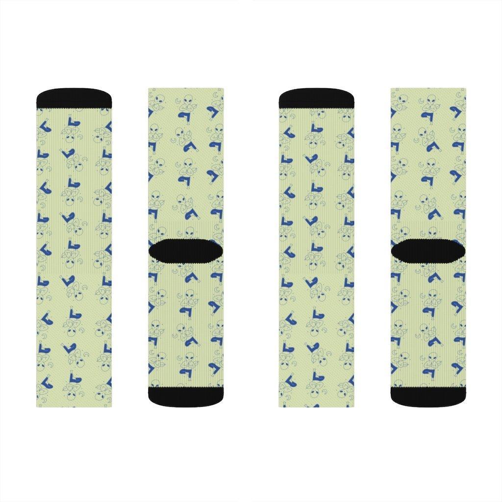 Alien Yoga Socks - VirtuousWares:Global