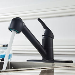 All Copper Kitchen Pull Black Faucet - VirtuousWares:Global