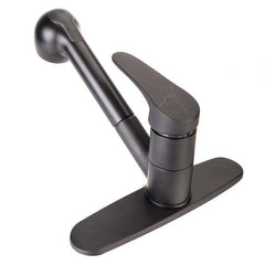 All Copper Kitchen Pull Black Faucet - VirtuousWares:Global