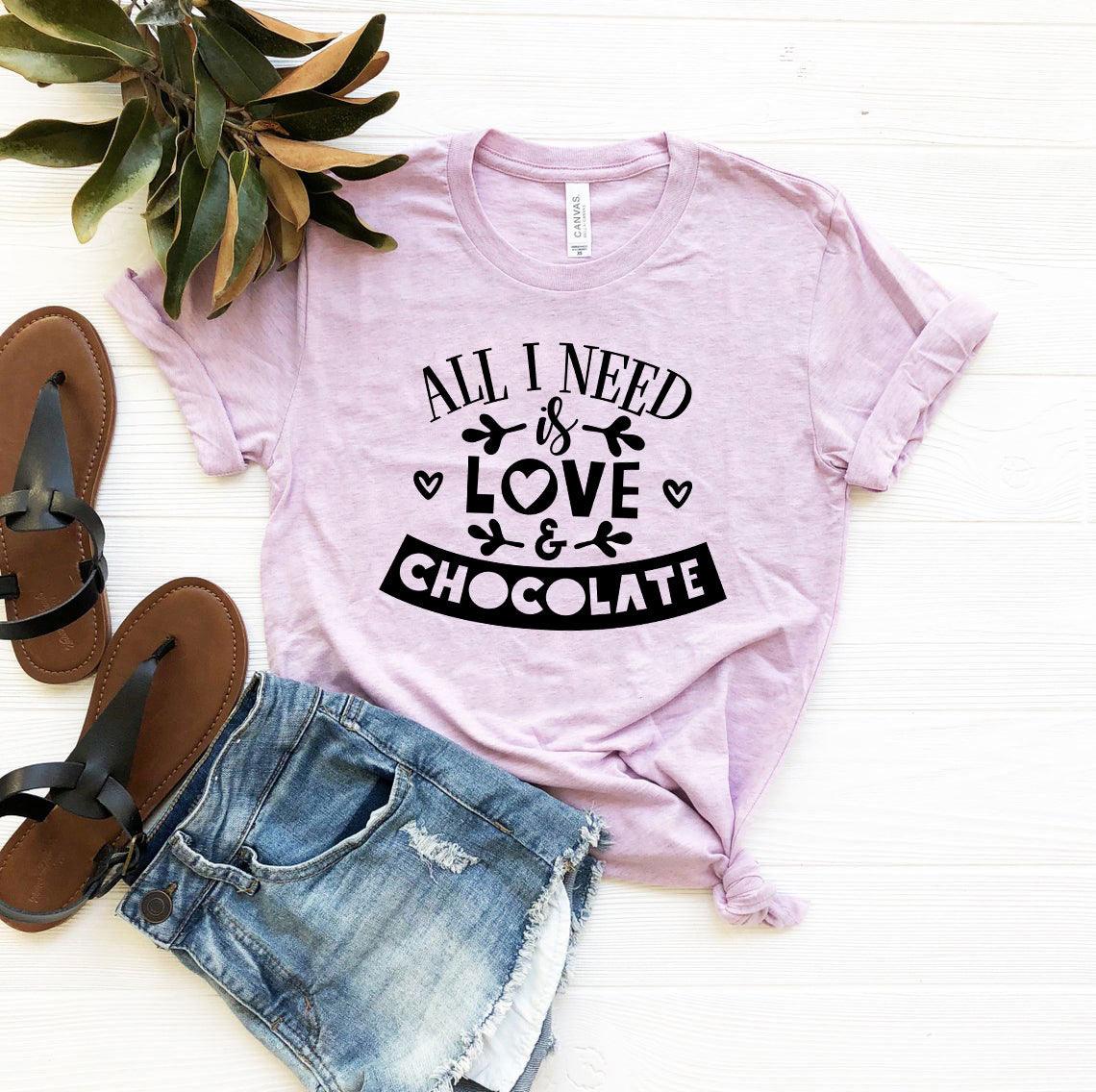 All I Need Is Love & Chocolate Shirt - VirtuousWares:Global