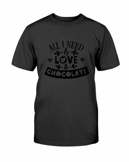 All I Need Is Love & Chocolate Shirt - VirtuousWares:Global