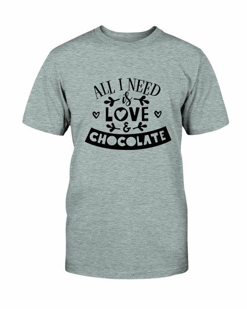 All I Need Is Love & Chocolate Shirt - VirtuousWares:Global