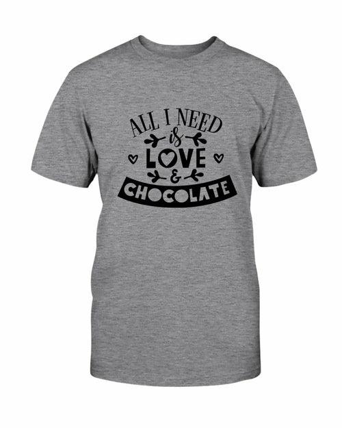 All I Need Is Love & Chocolate Shirt - VirtuousWares:Global