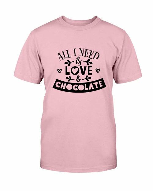 All I Need Is Love & Chocolate Shirt - VirtuousWares:Global