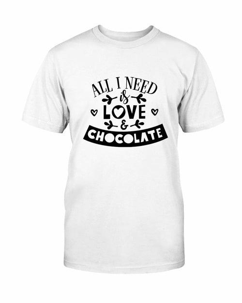 All I Need Is Love & Chocolate Shirt - VirtuousWares:Global