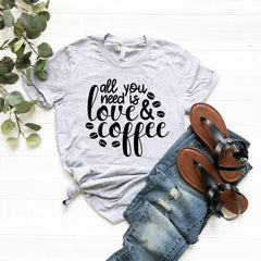 All You Need Is Love And Coffee Shirt - VirtuousWares:Global