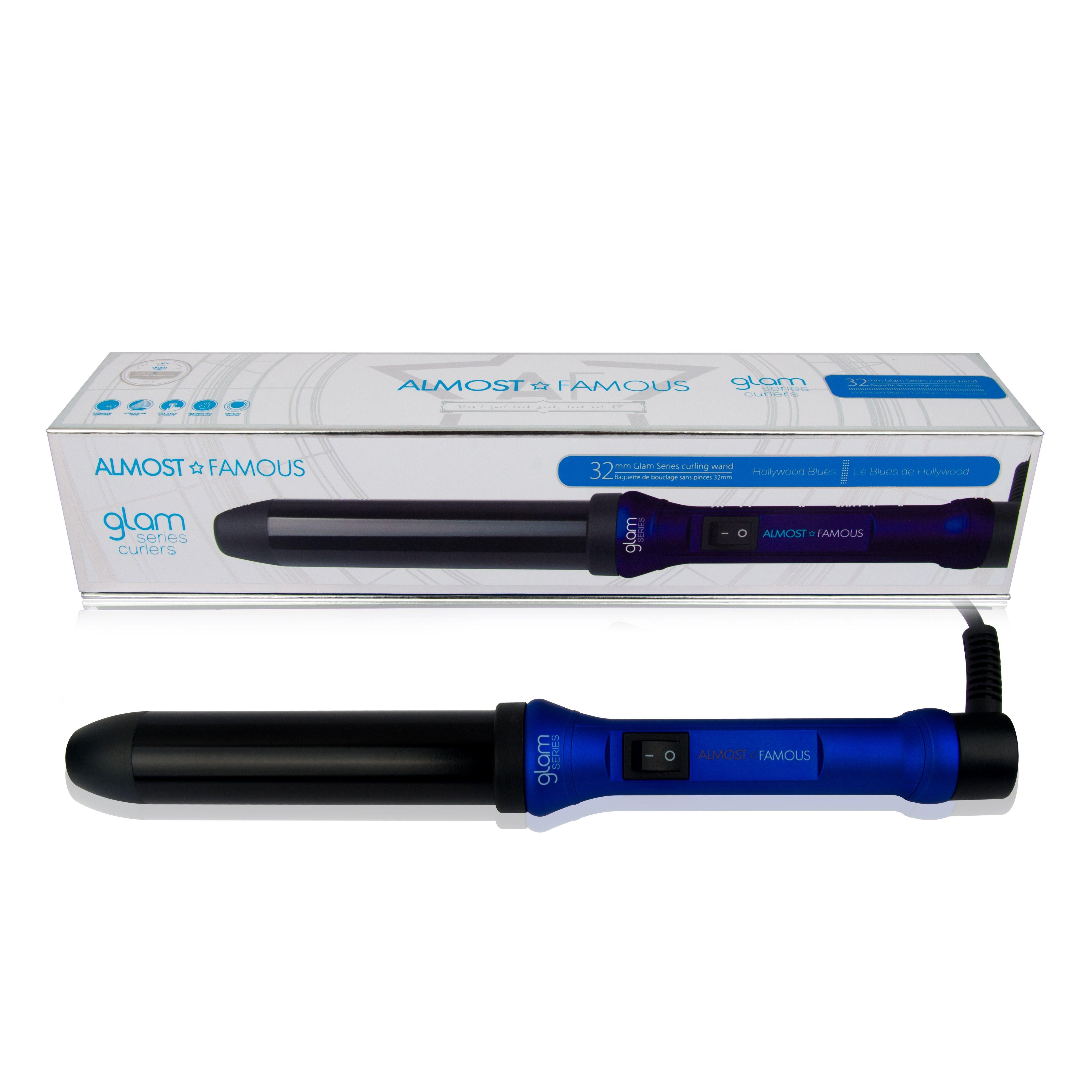 Almost Famous 32mm Glam Series Curling Wand with Gem Infused Barrel - VirtuousWares:Global