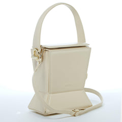 Amber Leather Bucket Bag Creamy Off White - VirtuousWares:Global