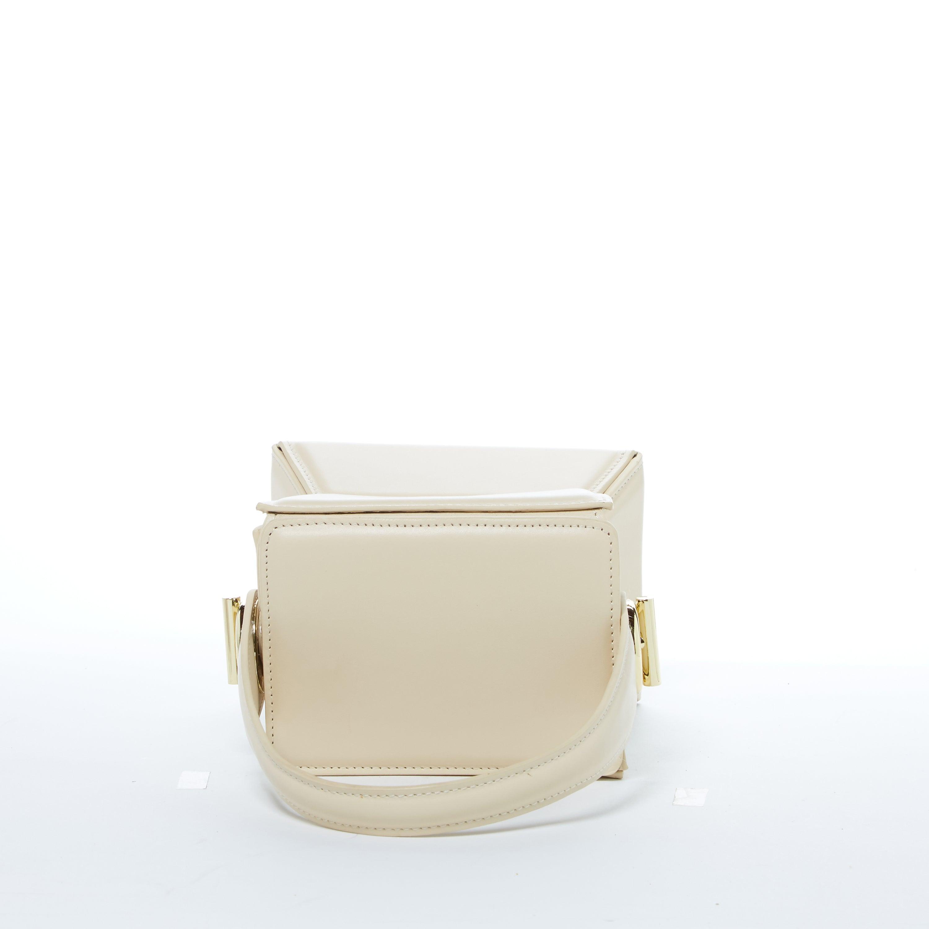 Amber Leather Bucket Bag Creamy Off White - VirtuousWares:Global