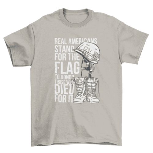 American soldier uniform t-shirt - VirtuousWares:Global