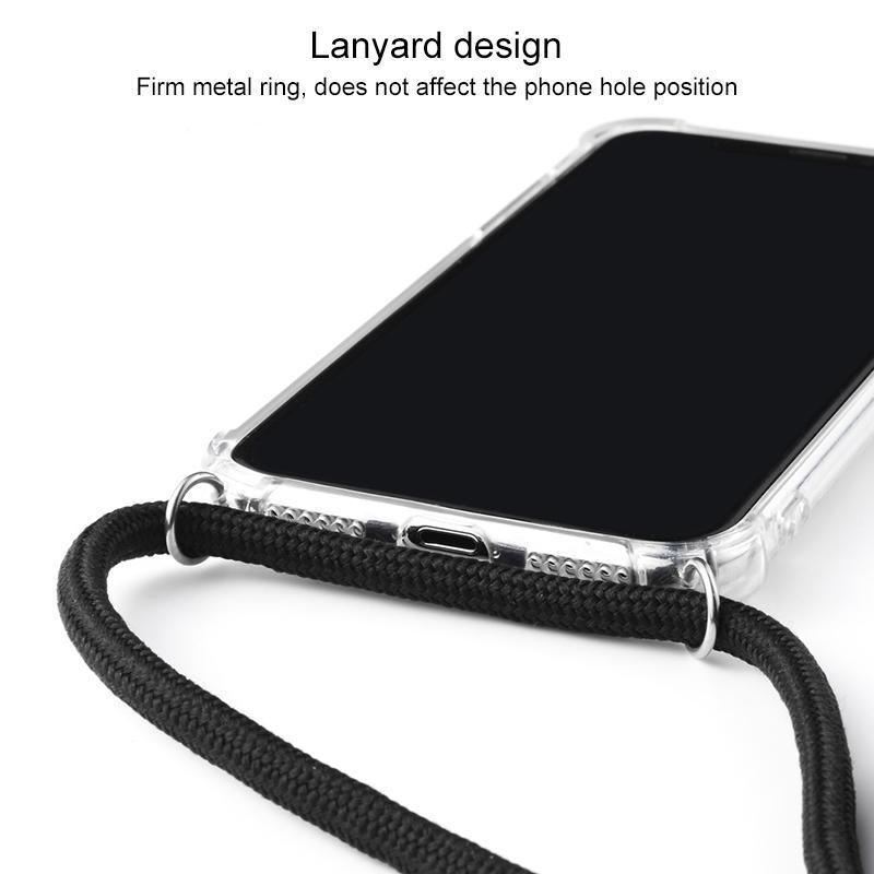 AMZER Pudding TPU Soft Skin X Protection Case With Lanyard for iPhone - VirtuousWares:Global