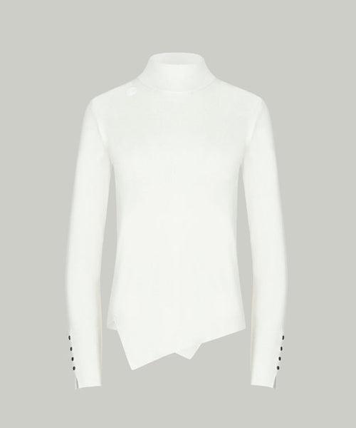 Anell Golf Classic Slim Knit Top - Ivory - VirtuousWares:Global