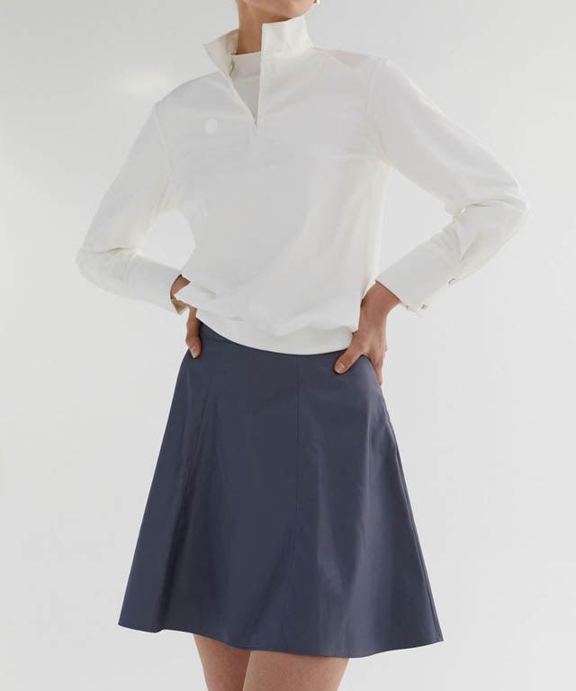 Anell Golf Slim Fit Full Skirt - Matte Blue - VirtuousWares:Global