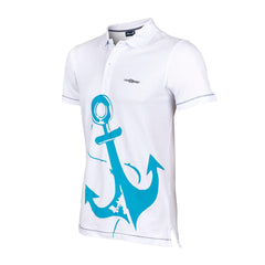 Anemoss Marine Men's Polo Collar T-shirt, Short Sleeve Golf Tennis - VirtuousWares:Global