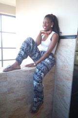 Animal print Rayon Black Pant and Capris - VirtuousWares:Global