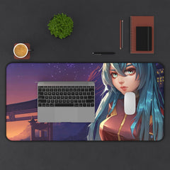Anime Girl in Space Suit Desk Mat - VirtuousWares:Global