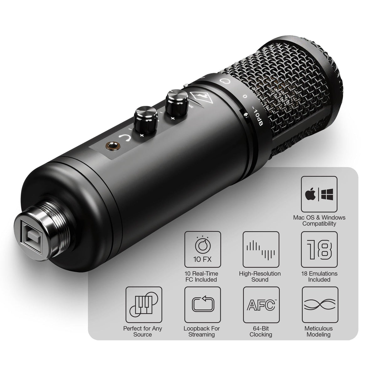 Antelope Audio - Axino recording system | Podcast microphone - VirtuousWares:Global