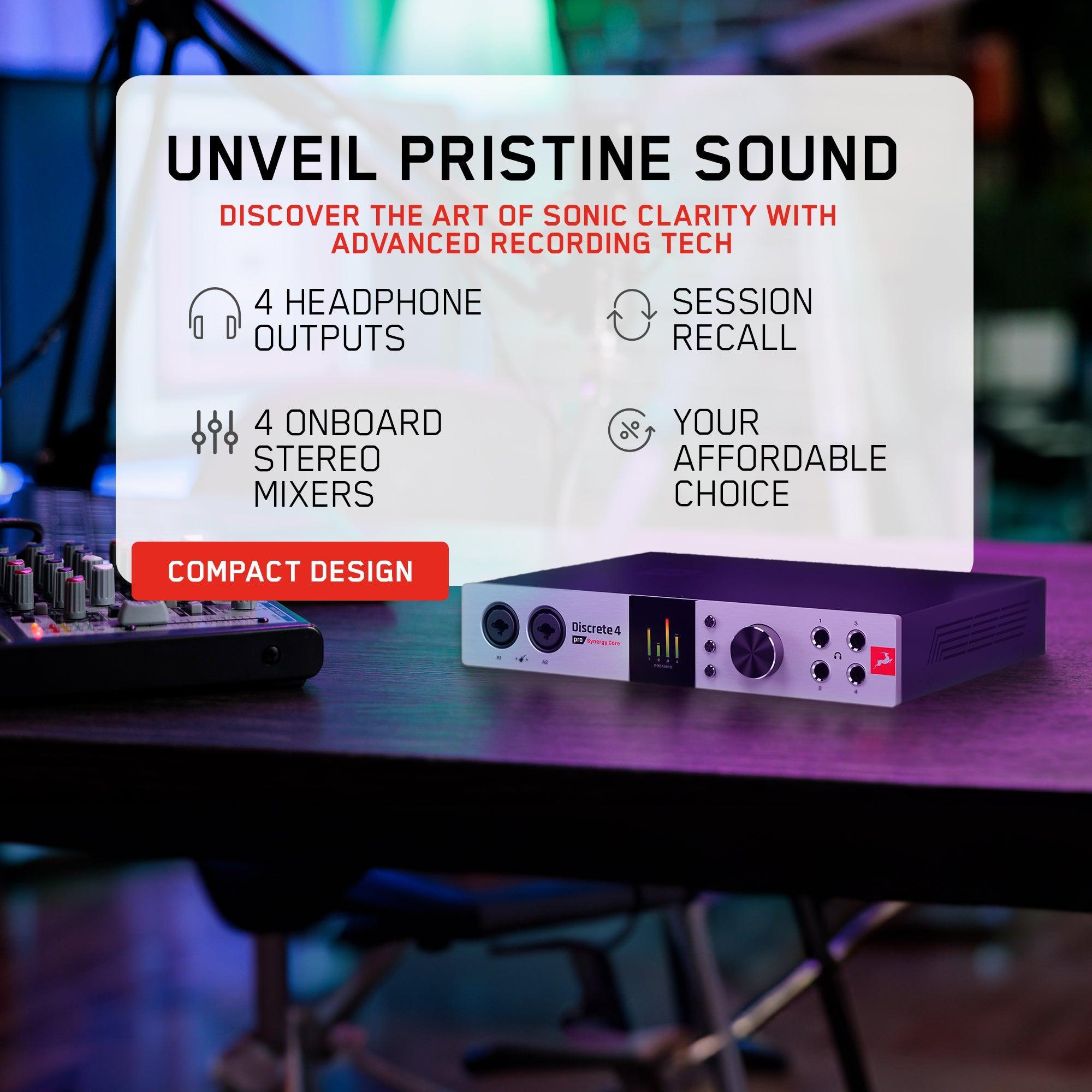 Antelope Audio - Discrete 4 Pro SC | USB & TB Audio Interface - VirtuousWares:Global