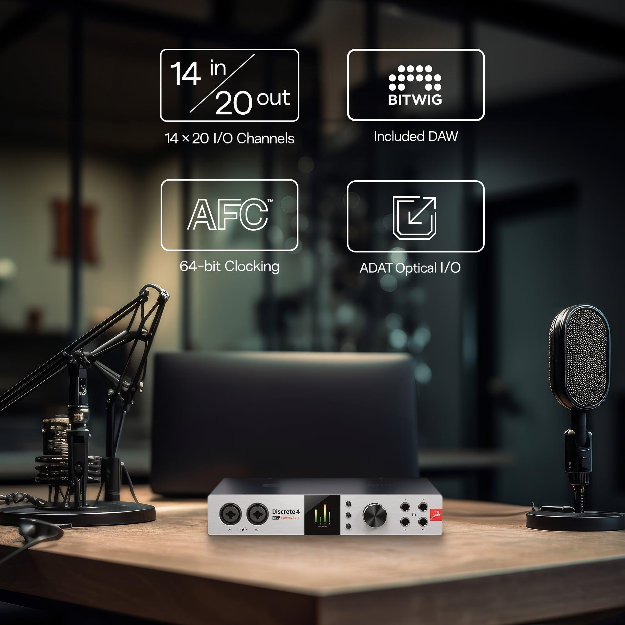 Antelope Audio - Discrete 4 Pro SC | USB & TB Audio Interface - VirtuousWares:Global