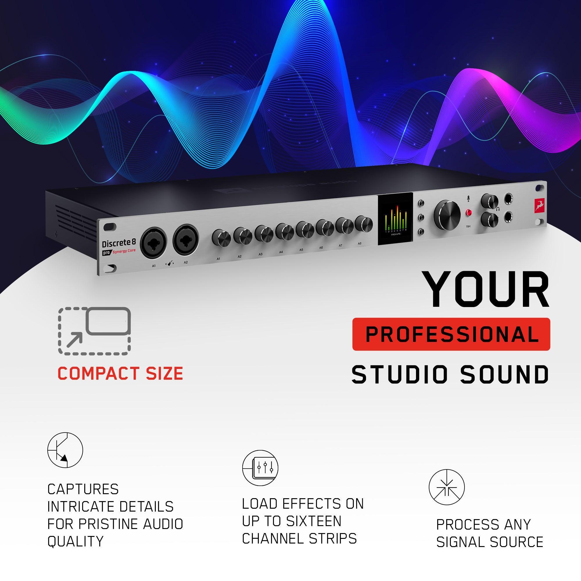 Antelope Audio - Discrete 8 Pro SC | USB & TB Audio Interface - VirtuousWares:Global