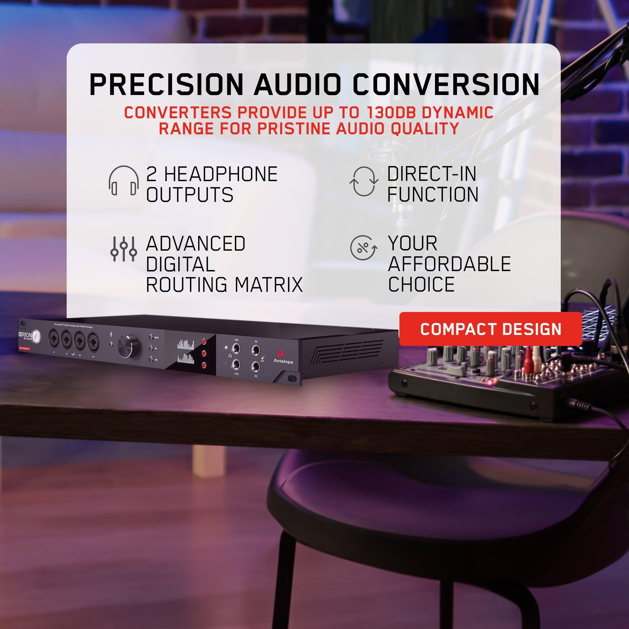 Antelope Audio - Orion Studio Synergy Core | 16x26 TB Audio Interface - VirtuousWares:Global