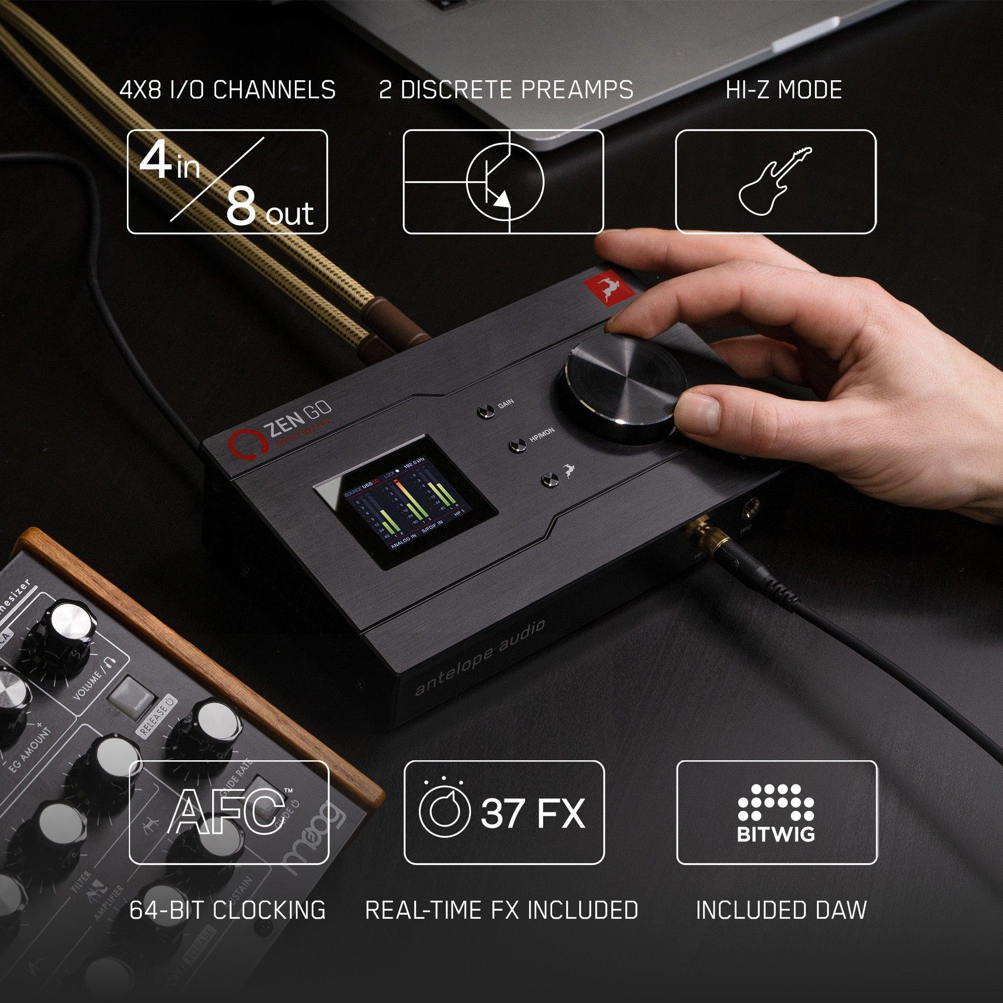Antelope Audio - Zen Go | Thunderbolt Audio Interface - VirtuousWares:Global