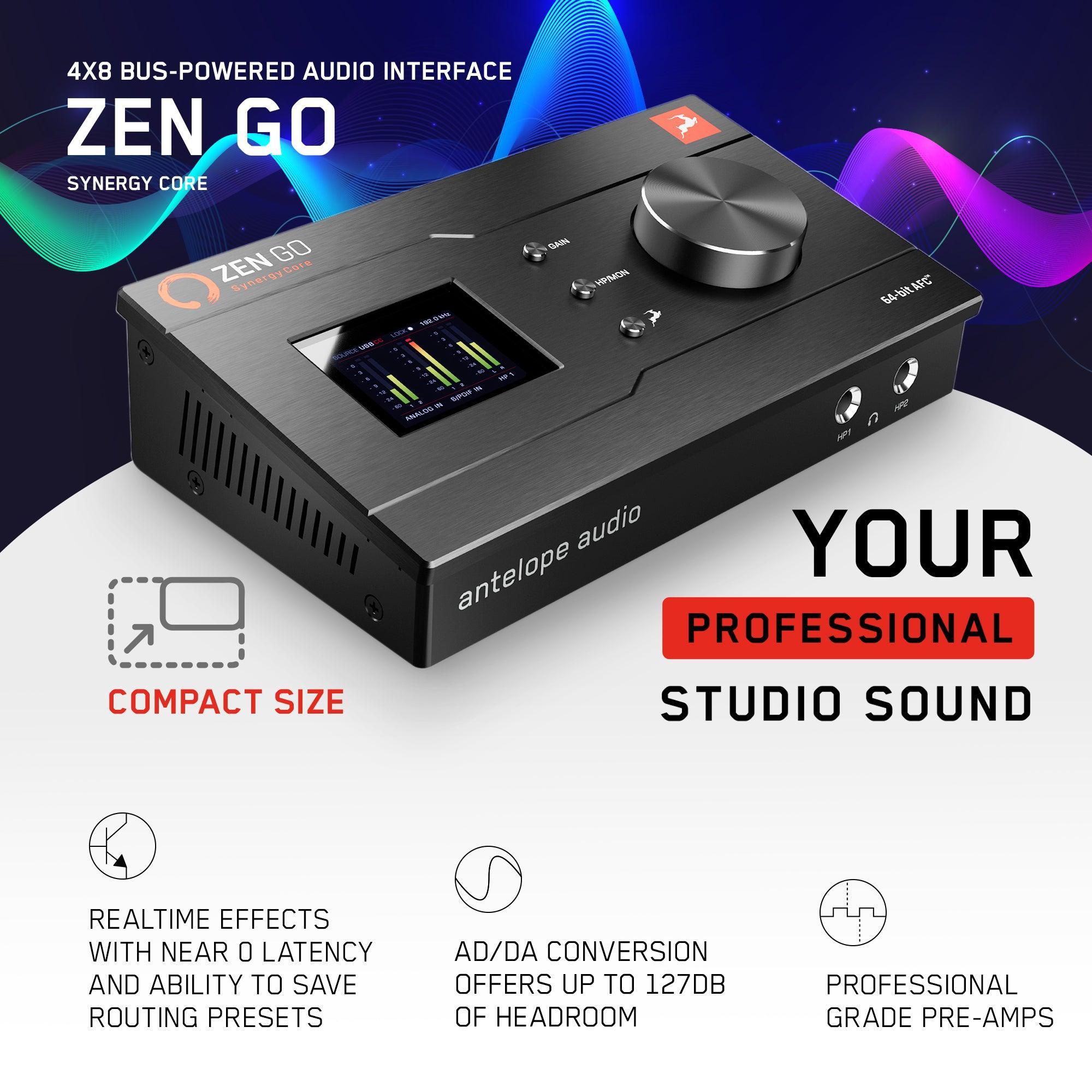 Antelope Audio - Zen Go | Thunderbolt Audio Interface - VirtuousWares:Global