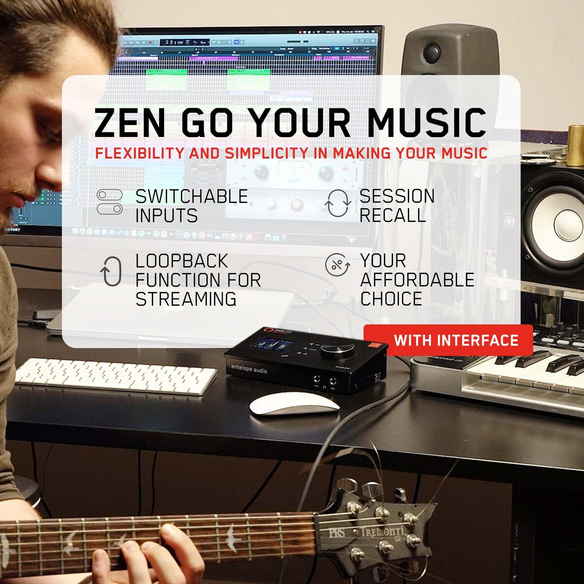 Antelope Audio - Zen Go | USB Audio Interface - VirtuousWares:Global