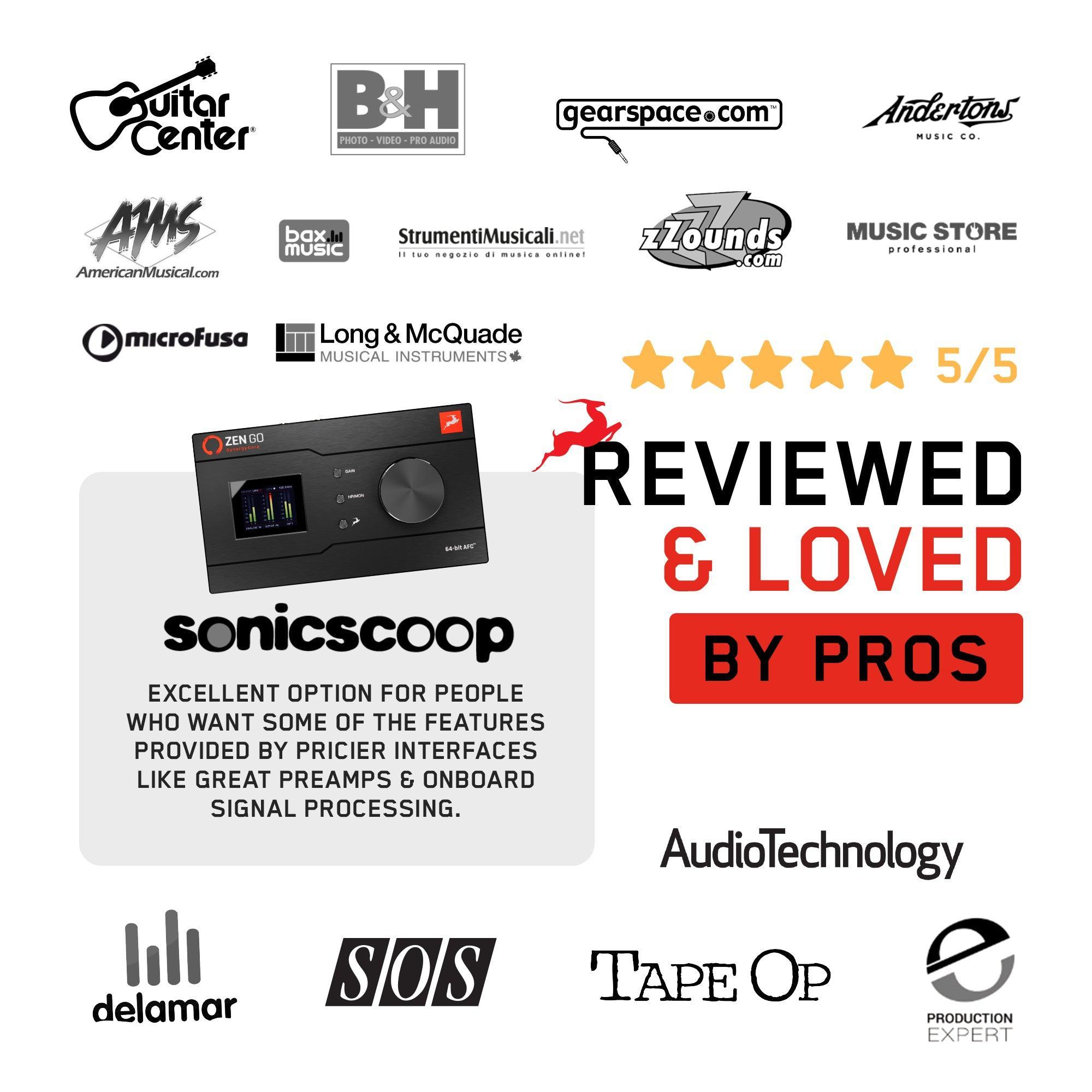 Antelope Audio - Zen Go | USB Audio Interface - VirtuousWares:Global
