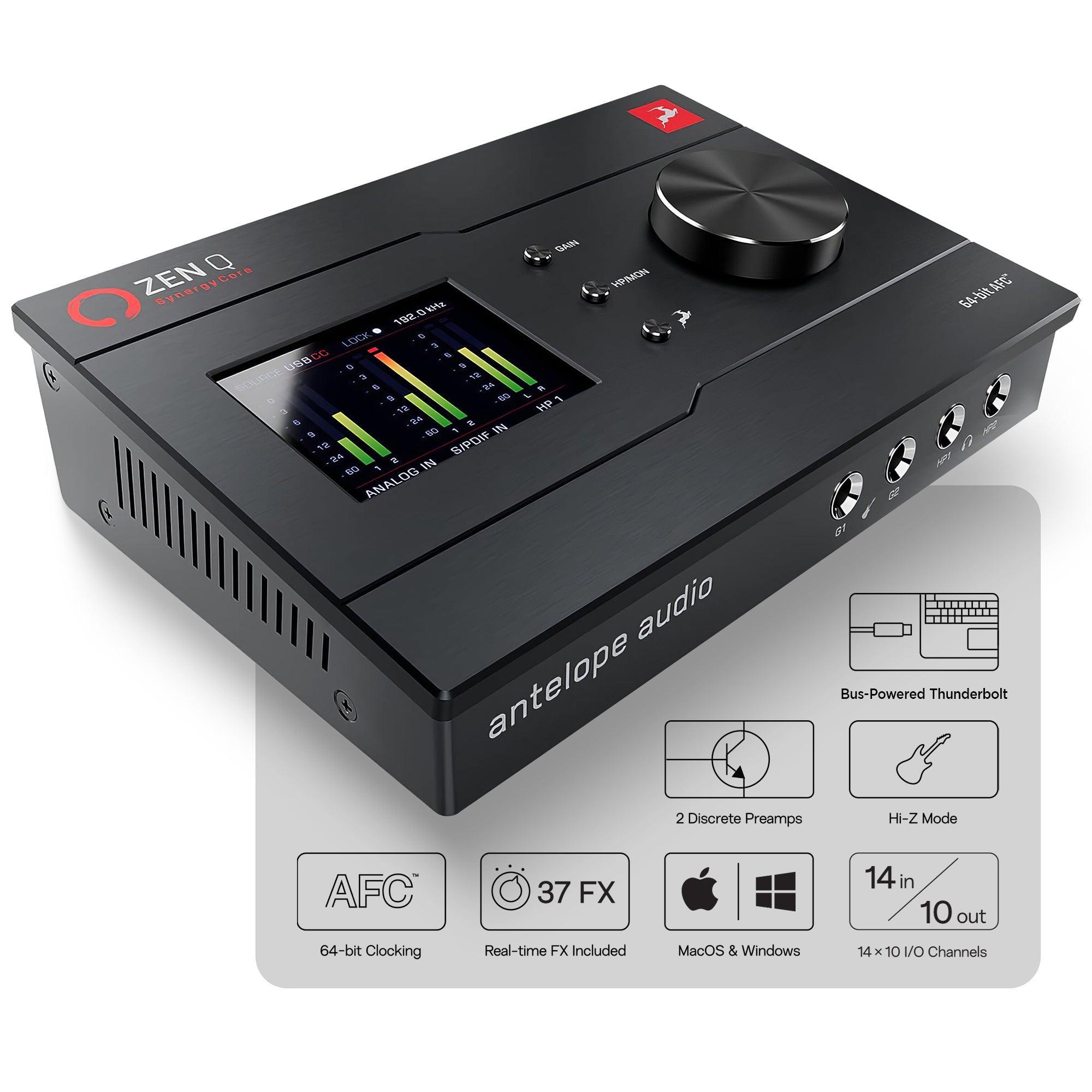 Antelope Audio - Zen Q | 14x10 USB Audio Interface - VirtuousWares:Global